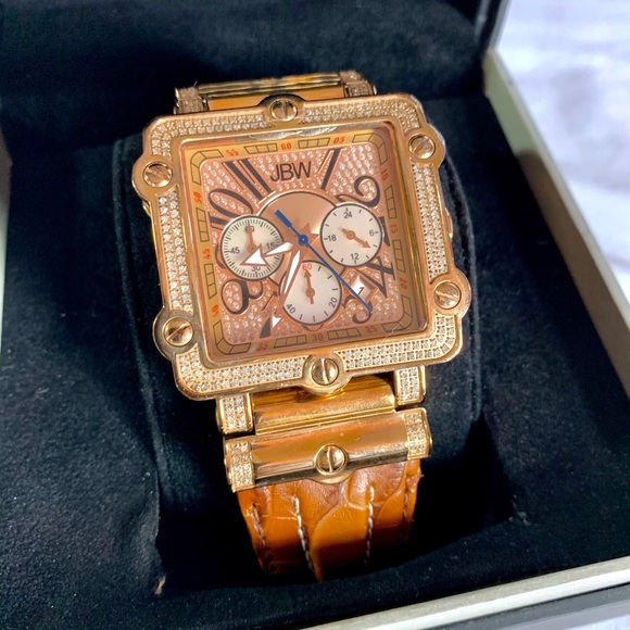 JB-6215-238-D "Phantom" Rose-Gold Diamond Watch - Picture 7 of 10